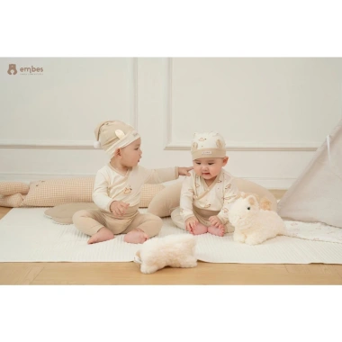 Mũ Chóp Tai Chuột Cute Cotton Mềm Mại cho Bé Sơ Sinh 0-9 Tháng - Embes 5