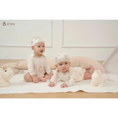 Mũ Chóp Tai Chuột Cute Cotton Mềm Mại cho Bé Sơ Sinh 0-9 Tháng - Embes 7