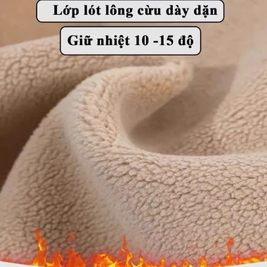 Mũ chùm đầu lông cừu kèm khẩu trang chống bụi, đi xe máy, trượt tuyết mùa đông 45.500 VND 2