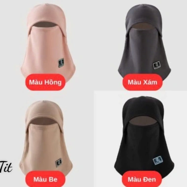 Mũ chùm đầu lông cừu kèm khẩu trang chống bụi, đi xe máy, trượt tuyết mùa đông 45.500 VND 4