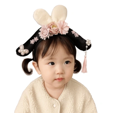 Mũ cổ đại, vòng tóc Hanfu ngọc trai kim cương giả - Hoa retro, vải cổ, băng đô lễ hội 5 Mũ cổ đại, vòng tóc Hanfu ngọc trai kim cương giả - Hoa retro, vải cổ, băng đô lễ hội 5