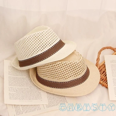 Mũ Cói Rộng Vành Chống UV Vintage Thời Trang Đến Biển Mùa Hè Bé Trai - Giá 76.864₫