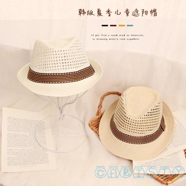 Mũ Cói Rộng Vành Chống UV Vintage Thời Trang Đến Biển Mùa Hè Bé Trai - Giá 76.864₫