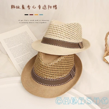 Mũ Cói Rộng Vành Chống UV Vintage Thời Trang Đến Biển Mùa Hè Bé Trai - Giá 76.864₫