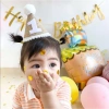 Mũ cói sinh nhật Hàn Quốc Vintage siêu dễ thương, nón vải bố cute cho bé 22.500₫ 6