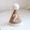 Mũ cói sinh nhật Hàn Quốc Vintage siêu dễ thương, nón vải bố cute cho bé 22.500₫ 11