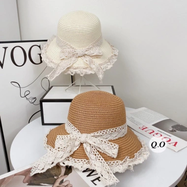 Mũ cói viền ren cao cấp, nón cói siêu dễ thương đi biển chụp ảnh cho bạn gái - chỉ 65.000₫