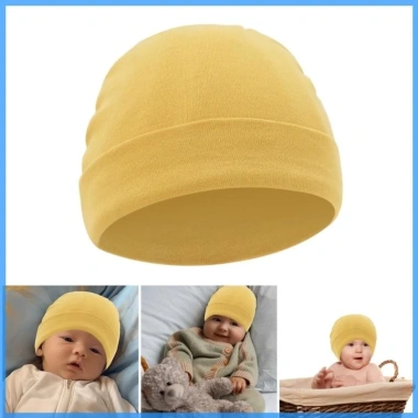 Mũ Cotton Beanies Mềm Cho Bé - Thoáng Khí, Xuân Thu, Da Friendly, Phù Hợp Sơ Sinh