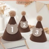 Mũ dạ Gấu Nâu dễ thương Nón nỉ sinh nhật cho bé phong cách Hàn Quốc 27.000đ 2