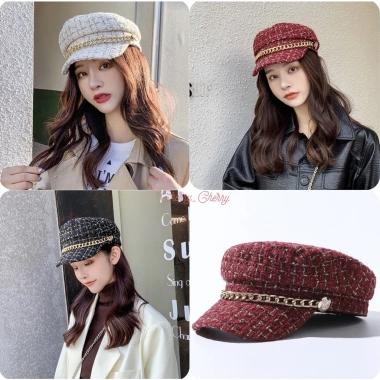 Mũ dạ nồi hải quân Beret phong cách Hàn Quốc - Xinh, giá 82.000đ, giảm 102.500đ