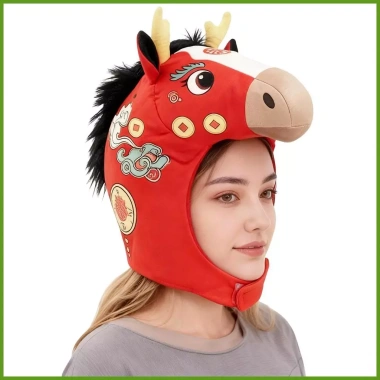 Mũ Đầu Ngựa Người Lớn 2.026 Sang Trọng – Đồ Chụp Ảnh Sân Khấu, Giảm Giá Đặc Biệt 6