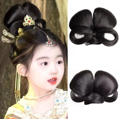 Mũ đội đầu Hanfu WEETW cổ chignon retro, kẹp tóc vintage cho trẻ, phong cách Minh – Giá ưu đãi 125.280₫ 7 Mũ đội đầu Hanfu WEETW cổ chignon retro, kẹp tóc vintage cho trẻ, phong cách Minh – Giá ưu đãi 125.280₫ 7