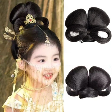 Mũ đội đầu Hanfu WEETW cổ chignon retro, kẹp tóc vintage cho trẻ, phong cách Minh – Giá ưu đãi 125.280₫ 9 Mũ đội đầu Hanfu WEETW cổ chignon retro, kẹp tóc vintage cho trẻ, phong cách Minh – Giá ưu đãi 125.280₫ 9