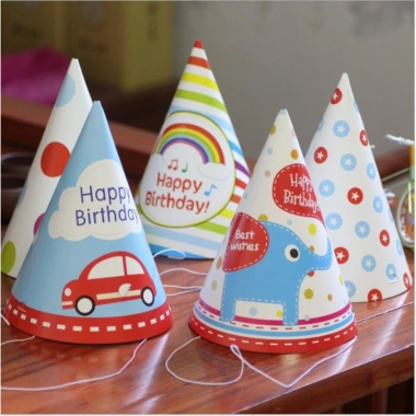 Mũ giấy sinh nhật ngọ nghĩnh chủ đề bé trai, bé gái cute - THODECOR 3.499 VND 6