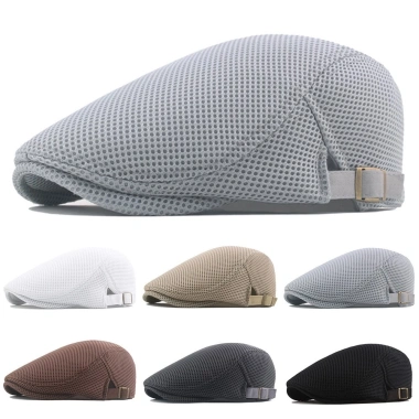 Mũ Ivy nam lưới thoáng khí mùa hè newsboy beret ascot flat cabbie - Giá 81.636₫