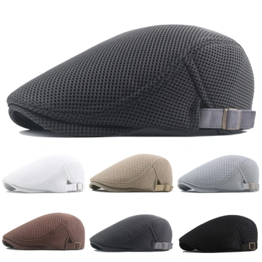 Mũ Ivy nam lưới thoáng khí mùa hè newsboy beret ascot flat cabbie - Giá 81.636₫