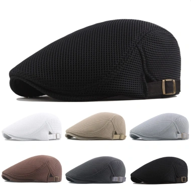Mũ Ivy nam lưới thoáng khí mùa hè newsboy beret ascot flat cabbie - Giá 81.636₫