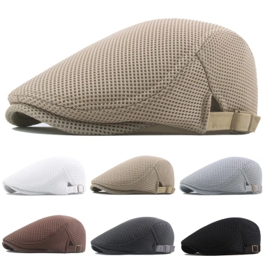 Mũ Ivy nam lưới thoáng khí mùa hè newsboy beret ascot flat cabbie - Giá 81.636₫