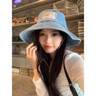 Mũ jean vành rộng chống nắng cao cấp da42, trẻ trung, đa màu – Giá 117.000₫ 3