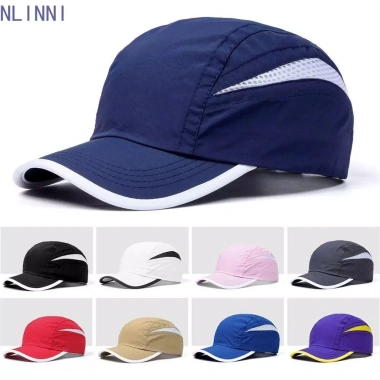 Mũ khô nhanh NLINNI Snapback bóng chày UV, điều chỉnh đa màu, chống nắng, chạy bộ ngoài trời 113k