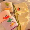 Mũ khô tóc nữ thấm nước nhanh khô, không rụng lông, khăn tóc dài san hô - Giá chỉ 35.000₫ 2