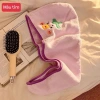 Mũ khô tóc nữ thấm nước nhanh khô, không rụng lông, khăn tóc dài san hô - Giá chỉ 35.000₫ 10
