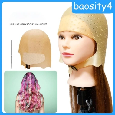 Mũ làm nổi bật silicon Hair Salon Cap có móc kim loại - Đẹp tại nhà, giảm giá 144k 4 Mũ làm nổi bật silicon Hair Salon Cap có móc kim loại - Đẹp tại nhà, giảm giá 144k 4