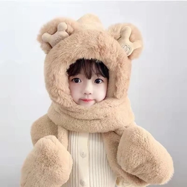Mũ len 3in1 tai gấu M cho bé 5-10 tuổi – Len lông mềm, ấm áp mùa đông, giá ưu đãi 104k 5 Mũ len 3in1 tai gấu M cho bé 5-10 tuổi – Len lông mềm, ấm áp mùa đông, giá ưu đãi 104k 5