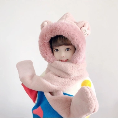 Mũ len 3in1 tai gấu M cho bé 5-10 tuổi – Len lông mềm, ấm áp mùa đông, giá ưu đãi 104k 7 Mũ len 3in1 tai gấu M cho bé 5-10 tuổi – Len lông mềm, ấm áp mùa đông, giá ưu đãi 104k 7