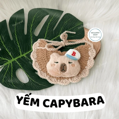 Mũ len Capybara cho chó mèo - Đẹp, ấm áp, giá chỉ 49.000đ - Phụ kiện thời trang