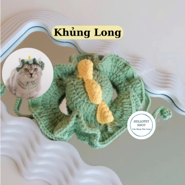 Mũ len cho chó mèo đa màu dễ thương - Nón len thú cưng HELLOPET, giảm còn 39.000₫