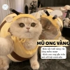 Mũ len cho chó mèo hình ong vàng - Thú cưng cosplay dễ thương, giảm còn 49.000đ 3