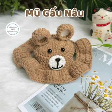 Mũ len dễ thương cho chó mèo - đa dạng mẫu mã, phụ kiện HELLOPET, giá ưu đãi 39.990₫ 5