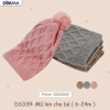 Mũ Len Lông Cừu Đáng Yêu Mùa Thu Đông cho Bé Dokma DS339/DS335 Giá 109k 5