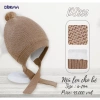 Mũ Len Lông Cừu Đáng Yêu Mùa Thu Đông cho Bé Dokma DS339/DS335 Giá 109k 7