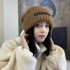 Mũ Len Nữ Hàn Quốc Trùm Tai Beanie Thời Trang, Giữ Ấm, Giá Ưu Đãi 43.869₫ 5