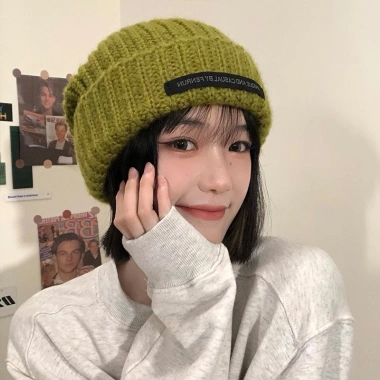 Mũ Len Nữ Hàn Quốc Trùm Tai Beanie Thời Trang, Giữ Ấm, Giá Ưu Đãi 43.869₫ 7