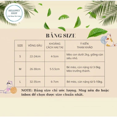 Mũ len yếm cho chó mèo, nón len xanh lá, vòng cổ 8kg - Giá chỉ 44.000đ 6