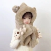 Mũ Lông Gấu + Khăn Quàng Cổ & Găng Tay Ấm Áp Cao Cấp cho Bé 4‑12 tuổi - Giá 117k 10