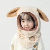 Mũ lông trùm đầu có kính chắn gió, chống bụi, kín cổ tháo rời - Tuyển sỉ 51.299đ cho bé yêu 2