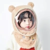 Mũ lông trùm đầu có kính chắn gió, chống bụi, kín cổ tháo rời - Tuyển sỉ 51.299đ cho bé yêu 5