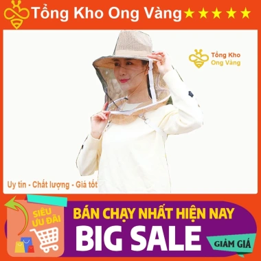 Mũ lưới đa năng nuôi ong, chống côn trùng, câu cá, đi rừng - Giá chỉ 30.000₫ 2