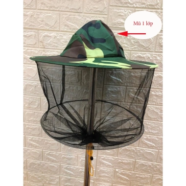 Mũ lưới đa năng nuôi ong, chống côn trùng, câu cá, đi rừng - Giá chỉ 30.000₫ 9