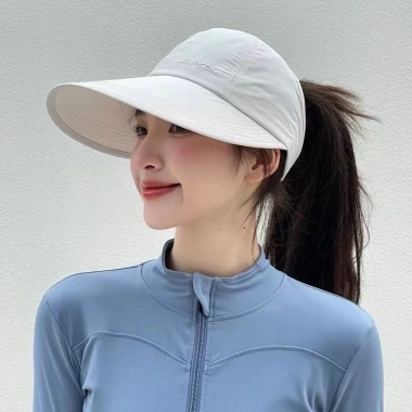 Mũ Lưỡi Trai Hở Đỉnh Buộc Tóc Nữ Che Nắng Thoáng Mát Phong Cách Hàn Quốc – Giá 59.000₫