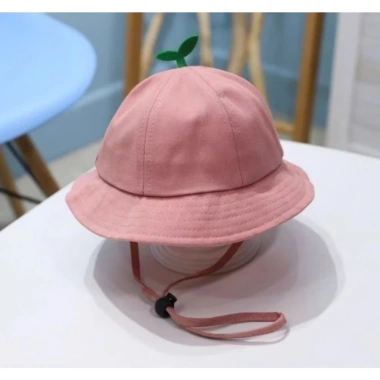 Mũ mầm nón bucket rộng vành chống nắng bé, quai đeo chống gió 0‑5 tuổi, 99.000đ