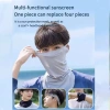 Mũ & Mặt Nạ Chống Nắng Lụa Băng - Bảo Vệ Cổ & Da Khi Đạp Xe, Giá Ưu Đãi 29.160 VND 5