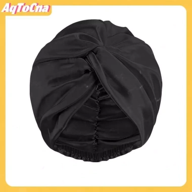 Mũ ngủ satin nữ AqToCna 2 lớp chặt chắn, chống thấm, bảo vệ tóc - 94.176₫