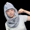 Mũ nhà bếp nữ Splash Face Cover tái sử dụng – chống bụi, dầu nấu ăn, phù hợp trại nuôi ong