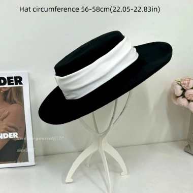 Mũ nỉ SIRENXI nữ vành rộng cổ điển - Phong cách tiệc sang trọng, giá chỉ 125.388₫