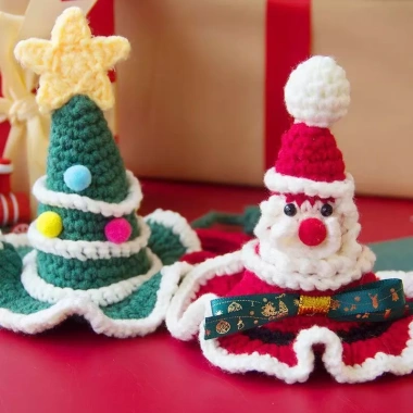 Mũ Noel Dễ Thương Cho Mèo Chó - Ông Già Noel, Cây Thông, Trang Trí Noel, 340.686₫ 7